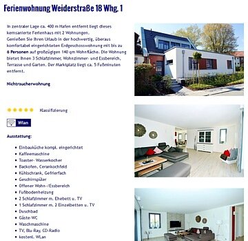 Ferienwohnung suchen ProBaltic Vermietungsagentur Suchergebnis Wohnung Heiligenhafen Ostsee